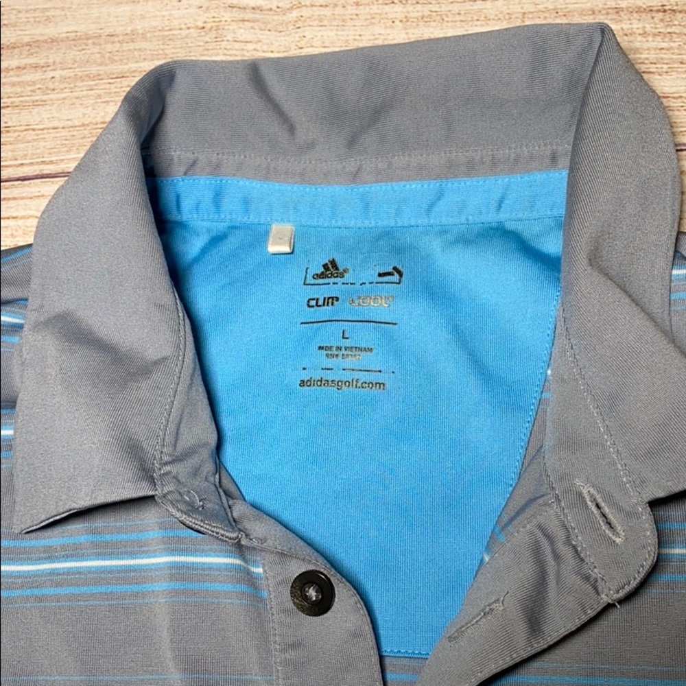 Adidas Golf Tee size L men’s polo - Picture 4 of 8
